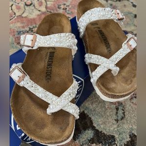 Custom Birkenstocks Worn once